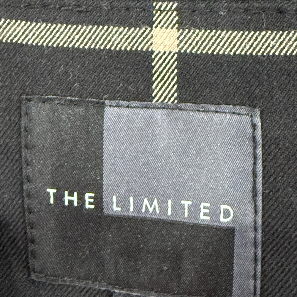 The Limited Black Blazer with Brown Grid Pattern - Picture 4 of 5